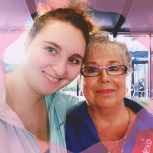 Val, the lunch lady, on her last day